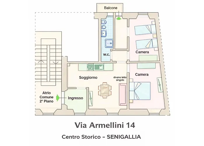 Apartment Se188 - Senigallia, Trilocale In Centro Storico Con Wifi